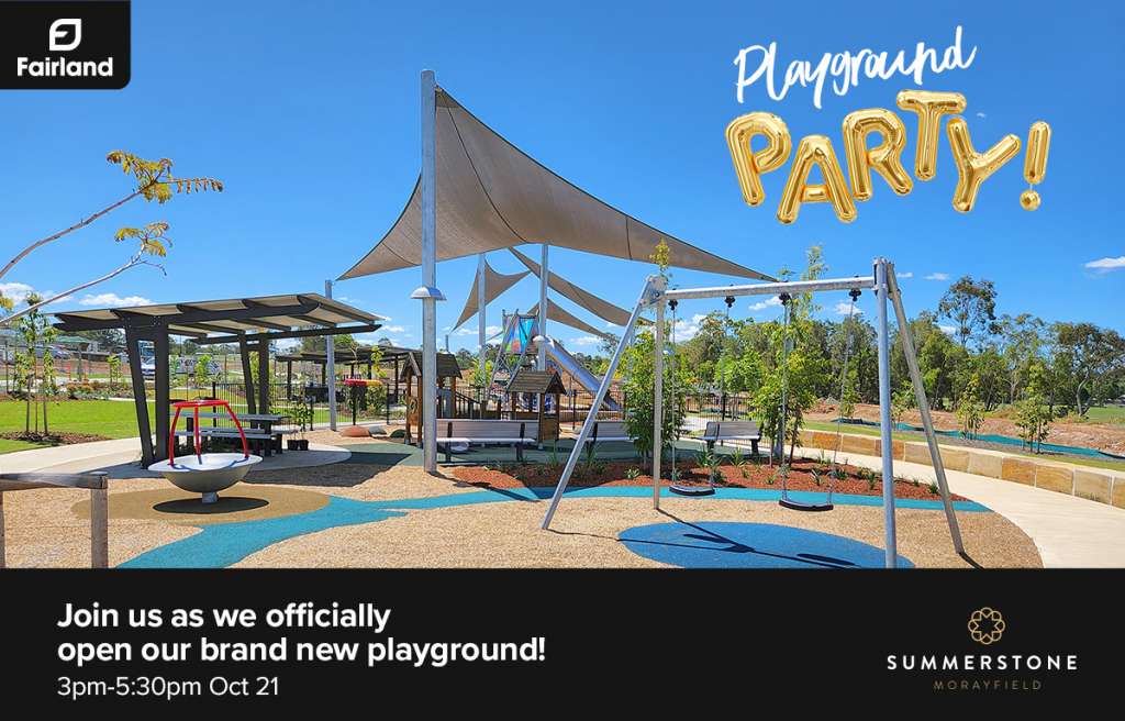 Summerstone Playground Launch Party Friday 21st October Summerstone